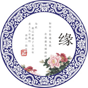青花瓷花纹素材