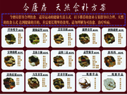 食补食谱展板