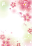 粉色花纹背景
