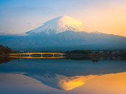富士山下的湖