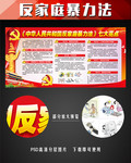 反家庭暴力法七大亮点解读展板