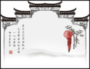 徽派中国风背景图片