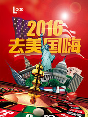 美国旅游宣传海报