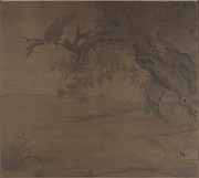 枫鹰雉鸡图轴_南宋_李迪