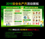 2016安全生产月图解展板下载