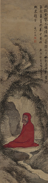 达摩面壁图_明_宋旭