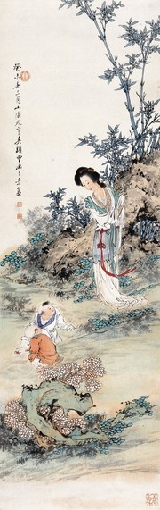 婴戏图_近现代_吴光宇