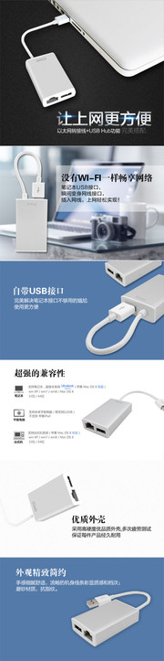 转接器淘宝详情页设计