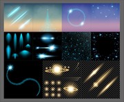 梦幻光效矢量图片