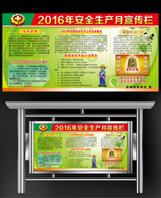 安全生产宣传月活动展板