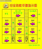 安全疏散平面图