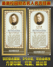巴斯德名人简介挂画