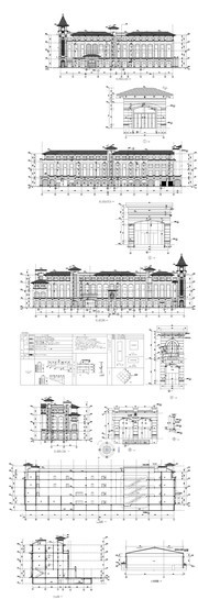  会所建筑设计CAD图