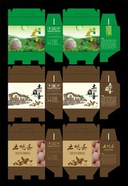 鸡蛋包装盒模板素材