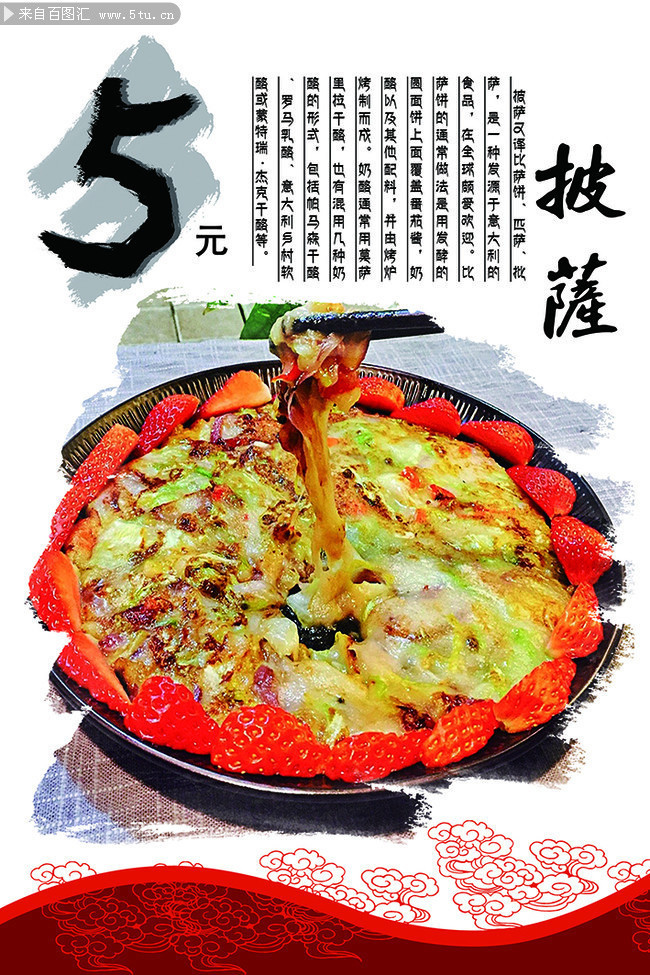 美味披萨海报