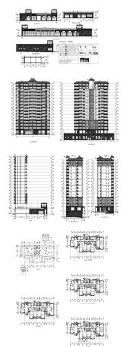 高层住宅建筑CAD图纸