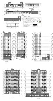 地产高层建筑CAD图纸