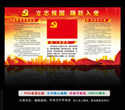 党员活动室宣传栏