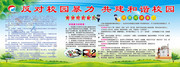 预防校园暴力展板图片
