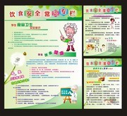 饮食安全展板图片
