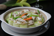 冬瓜蟹肉煲图片素材