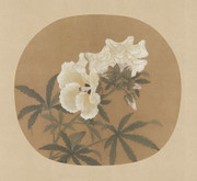 秋葵图绢本_宋_李大忠(传) 