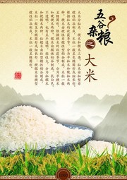 大米宣传海报