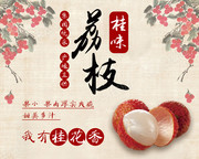  荔枝海报图片