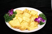 煎豆腐菜品图片素材