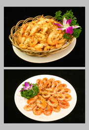 椒盐小河虾菜品摄影
