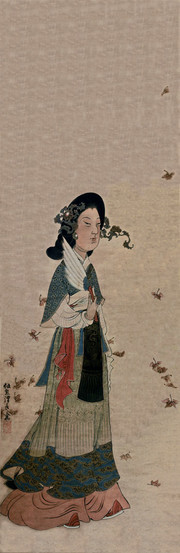 湘夫人图_清_任熊 
