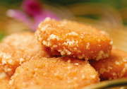 南瓜饼美食摄影图片
