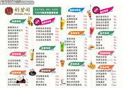 奶茶店饮料价格表设计模板下载