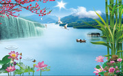 ɽˮװ�λ����ӱ���ǽͼƬ