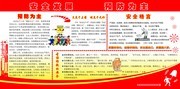 安全生产法展宣传栏图片素材