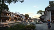 古镇建筑景观设计图片素材