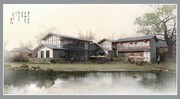 中式古代建筑效果图设计图片