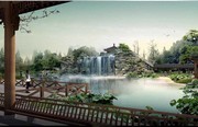 古典园林建筑设计效果图