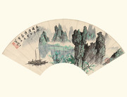 漓江归舟_近现代_白雪石 