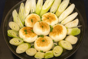 大葱煎饼点心摄影图片素材