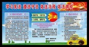 宪法学习知识展板设计模板