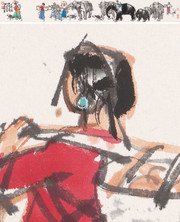 人物画 天祥图_近现代_史国良 