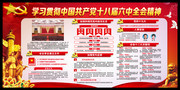 2016十八届六中全会精神要点解读展板