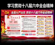 十八届六中全会公报热点宣传栏