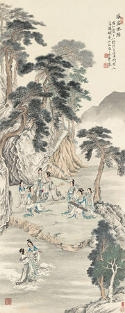 国画图片  瑶岛仙踪_近现代_徐操