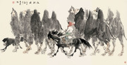 国画人物 骆驼_近现代_刘大为 