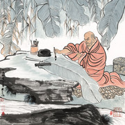 人物画  怀素人物_近现代_刘旦宅 