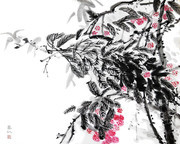 写意花鸟国画装饰画图片素材