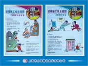 建筑工地施工安全展板模板下载