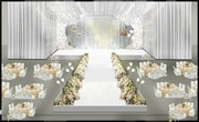 欧式婚礼结婚效果图设计素材